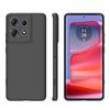 Чехол для Moto Edge 50 Pro Черный Матовый Мягкий ТПУ Задняя Крышка Телефона для Motorola Moto Edge 50 Pro Чехлы Защитные Рамки для Камеры