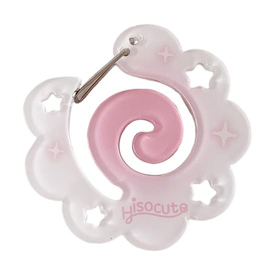 Карабин Брелок Звезда Клубничный Торт Форма Брелок Крючок Аксессуар для Ежедневного Ношения Многоцелевой Зажим