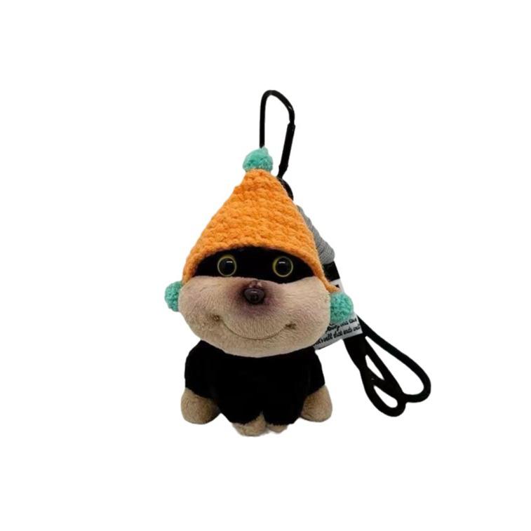 Bee Puppy Bag Charm: Cute Doll Keychain & Backpack Accessory for Women - Niche Gift