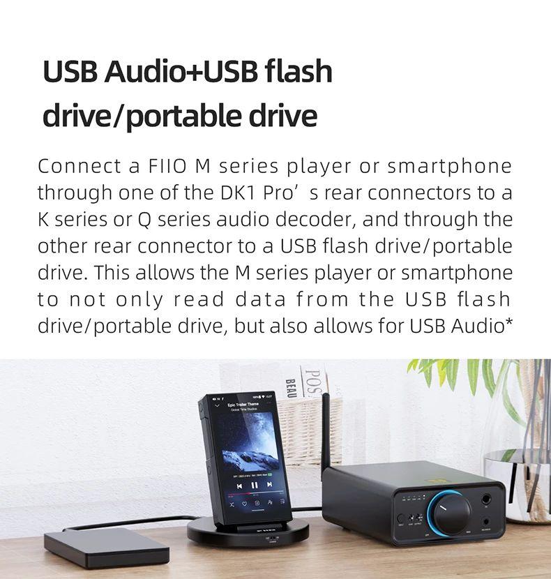 FiiO DK1 Pro Desktop Multifunctional Stand with Type-C Charging Dock