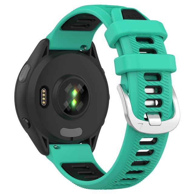 Браслет для часов Garmin Forerunner 265 255 265S 255S, 18 мм, 20 мм, 22 мм, силиконовый ремешок для спортивных часов Vivoactive 3 4 Venu 2 Plus SQ2