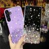Мягкий чехол с блестками и бриллиантами и звездами для Samsung Galaxy A04S A53 S23 Ultra S22 S21 Plus OPPO A94 Xiaomi Redmi Note 11 iPhone 14 13 12 11 Pro Max