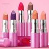 Розовая хамелеоновая металлическая губная помада, перламутровая стойкая глянцевая помада для губ, блестящие блестящие тени для век, косметика двойного назначения