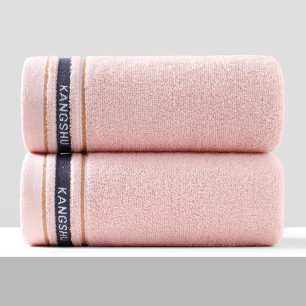 Гаоян Толстое Мягкое Водопоглощающее Полотенце из Чистого Хлопка, Однотонное, Взрослая Салфетка для Лица