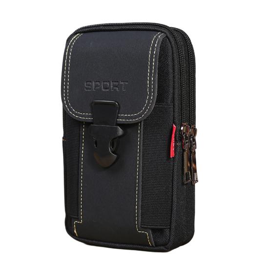 Поясная сумка для активного образа жизни, холщовая сумка для телефона на пояс из искусственной кожи с застежкой-молнией, сумка для путешествий и активного отдыха