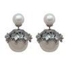 Серьги-пусеты из серебра 925 пробы с ретро французским жемчугом - Универсальные, Элегантные, Нишевый стиль люкс