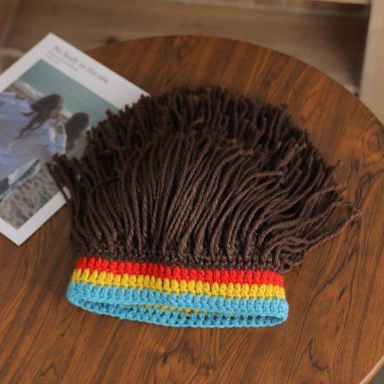 Yousheng Новое поступление Раста парик шапка унисекс хип-хоп плетеный косплей вечеринка шапка Ямайка шапка ручной работы регги дреды африканские корни парик