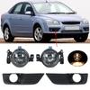 For Ford Focus MK2 II 2005 2006 2007 Car Front Bumper Fog Light Lamp Cover Frame Hood Grille Bezel Lid