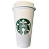 Starbucks Plastic Mug, 16oz, USA Limited Edition, Paper Cup Style, White, Eco-Friendly
