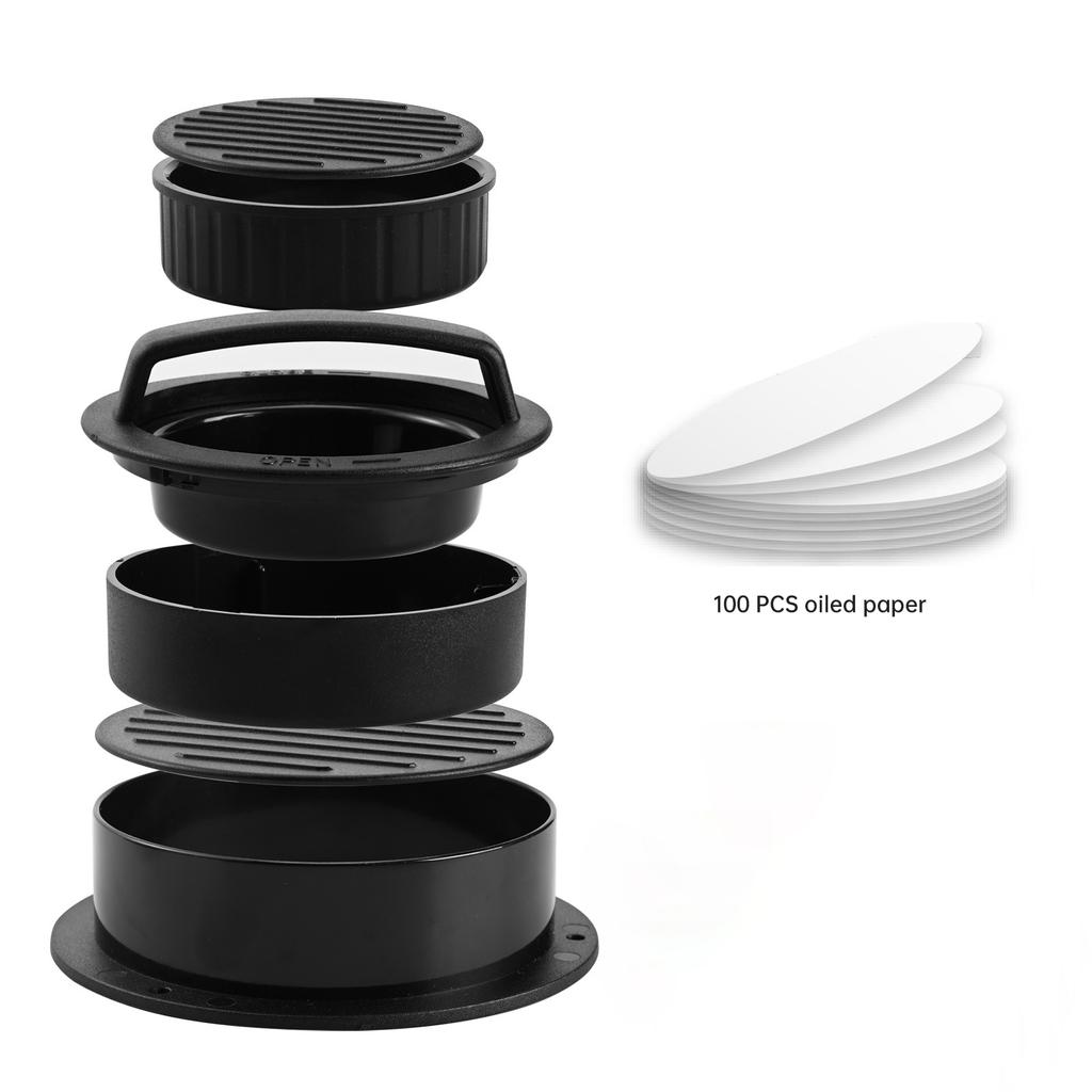 Круглый пресс для гамбургеров, пресс для гамбургеров, гриль для говядины, пищевой АБС-пластик, помощник для гамбургеров, пресс для мяса, котлет, форма для изготовления пирожков, кухонные гаджеты