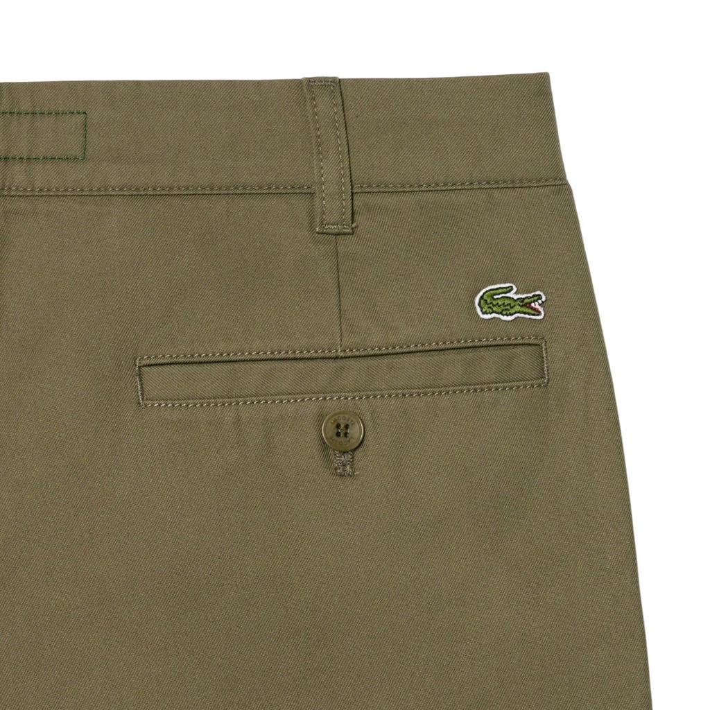 Lacoste Mens Cotton Twill Straight Chinos