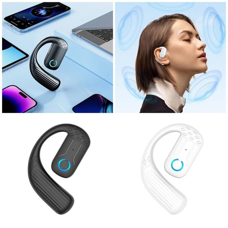 Беспроводные наушники-вкладыши для бизнеса, совместимые с Bluetooth, накладные наушники с шумоподавлением
