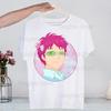 Футболка Saiki Kusuo The Disastrous Life of PSI Saiki K Унисекс Футболки Качественный Летний Топ Футболки с коротким рукавом Футболки Футболка Рубашка