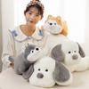 New Cartoon Corgi Shiba Inu Dog Plush Toys Lying Husky Pillow Stuffed Soft Animal Dolls Children Baby Christmas Gift