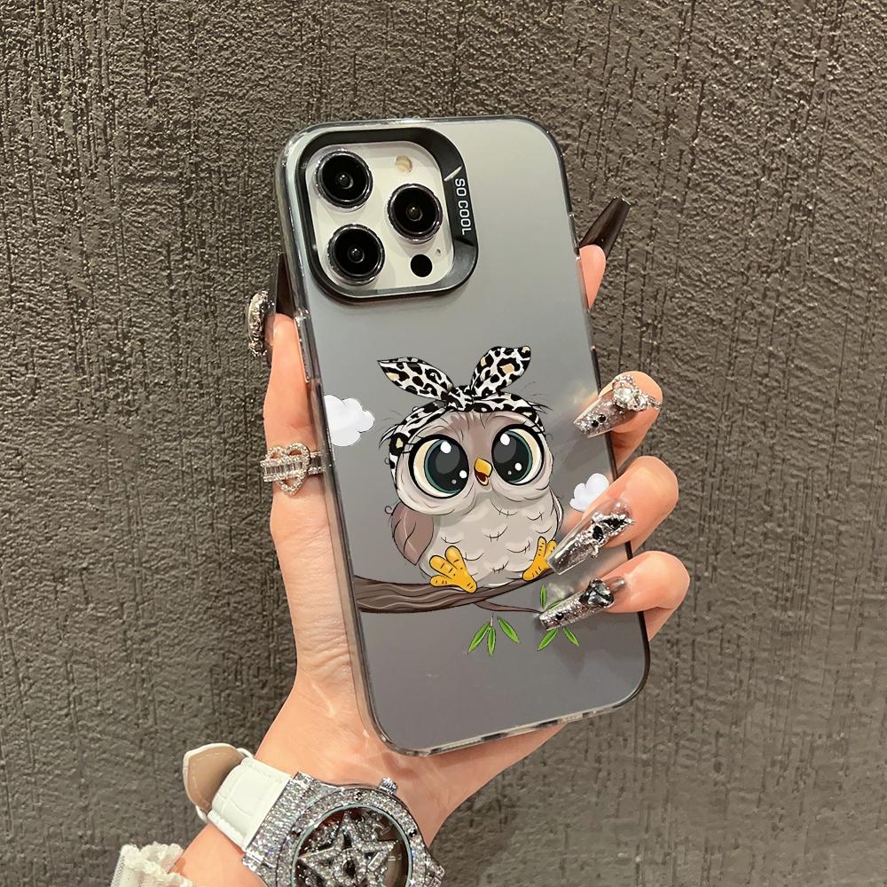 Phone Case - Cute Cartoon Owl Suitable for iPhone 17 Case 16 15 14 13 12 11 Pro/Max/Plus Anti Drop and Anti Shock Back Cover