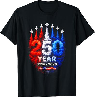 250 лет Америка 1776 2026 250-й США Патриотическая 4 июля Футболка