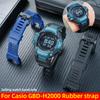 Высококачественный резиновый ремешок Для Casio 3515 GBD-H2000 мужские спортивные для альпинизма силиконовый ремешок для часов Зубчатый браслет аксессуары
