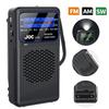 Portable FM/AM/SW Radio Battery FM Receiver Excellent Reception Clear Speaker with 3.5mm Headphone Jack LED Lighting for Elderly