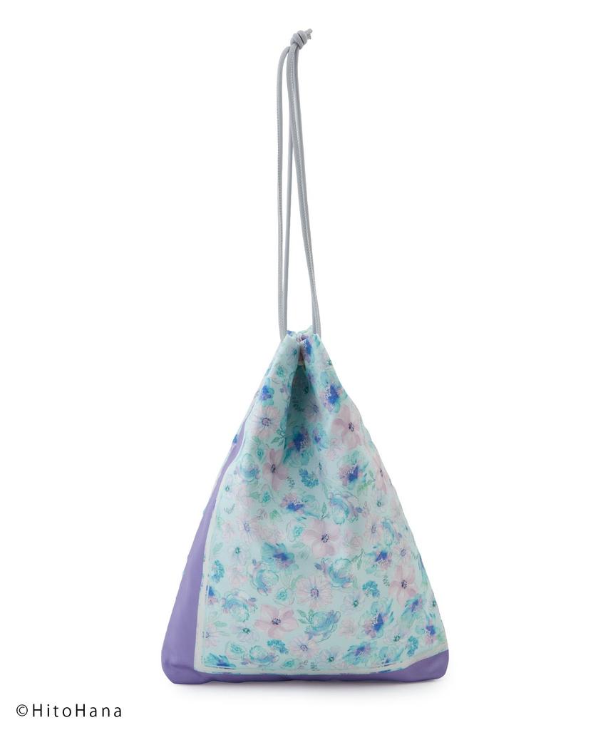 ROPE' PICNIC Passage HitoHana x ROPE' PICNIC Сумка-тоут и сумка через плечо с принтом-шарфом, Женская, GIX32020, Светло-зеленый (33)