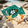 Custom Name Personalized Club Santos Laguna Print Beach Towel, for Trip Camping Beach Party Home Decor, Birthday Gift for Family & Friends