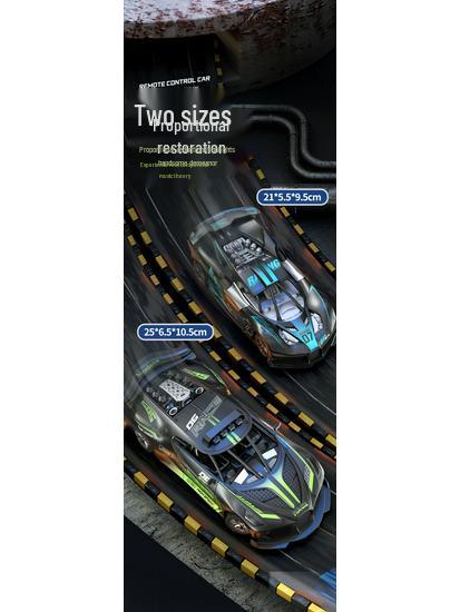 Детская гоночная машинка на радиоуправлении - Четырехканальная перезаряжаемая высокоскоростная, прочная модель-игрушка для мальчиков