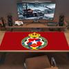 Red Star Belgrade Print  Cushion Non-slip Laptop Tablet Big Mousepad XXL Mat Mini PC Playmat With Lock edge