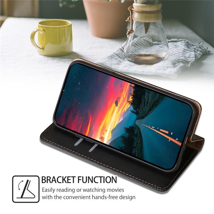 For Oppo A5x 5G Case Wallet PU Leather Magnetic Auto-Absorbed Phone Cover