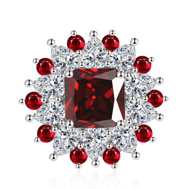 Sace Gems Классическое кольцо из медного сплава с цирконом, женские ювелирные изделия, свадебный подарок для вечеринки