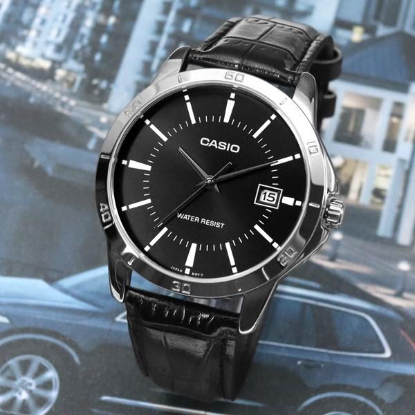 Casio Деловые часы мужские кожаные часы