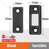NAIERDI 5 Sets Magnet Cabinet Catches Hidden Door Catch Silver Invisible Gold Bronze Sliding Door Closet Latch Cabinet Hardware