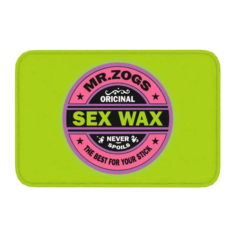 Mr Zogs Surfing Sex Wax Front Door Floor Entrance Mats Indoor Kitchen Bathroom Doormat Bedroom Carpet Rug