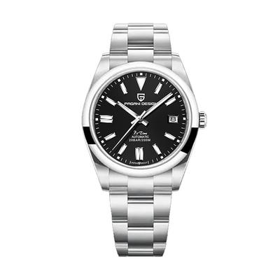 Часы PAGANI DESIGN Сделано в Японии SEIKO Автоматический механизм Oyster Perpetual с корпусом Водонепроницаемый керамический безель Деловые деловые наручные часы из нержавеющей стали