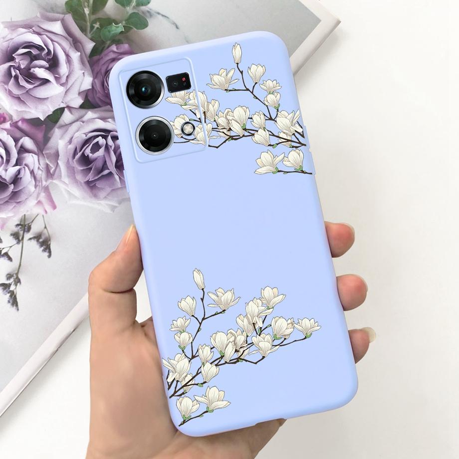 For Cover Reno 7 4G Case Shockproof Soft Silicone Phone Cases For OPPO Reno 7 Global CPH2363 Reno7 4G Back Cover Fashion Cat