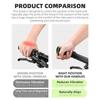 Bicycle Bar Ends Ergonomic Anti-slip MTB Mountain Bike Handlebar Ends for 21.8-22.8mm Handlebars