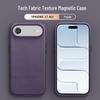 Apple 17 Pro Max Official Fabric Case | Tech Texture | iPhone 16 Magnetic | Drop Protection