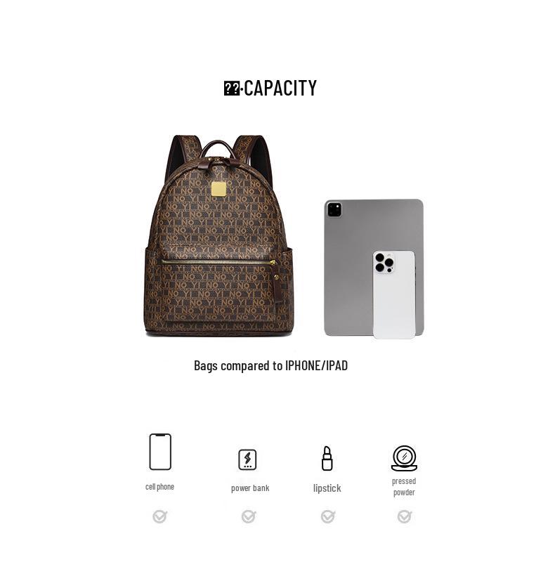 Рюкзак большой вместимости в корейском стиле, водонепроницаемый, для женщин – универсальный, модный и идеально подходящий для школы или поездок на работу.