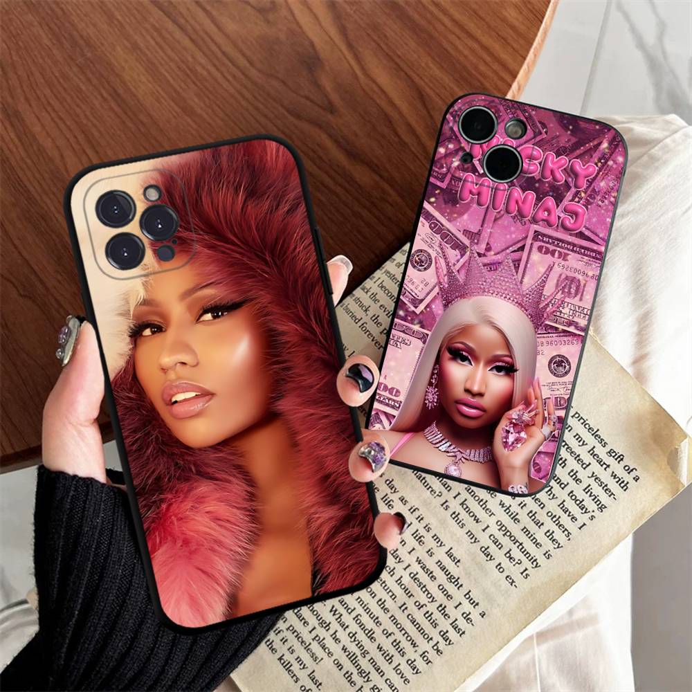 Чехол для телефона N-nicki Singer M-minaj Для IPhone 14 Plus 13 Mini 11 16 15 17 Pro Max Защита Ударопрочный