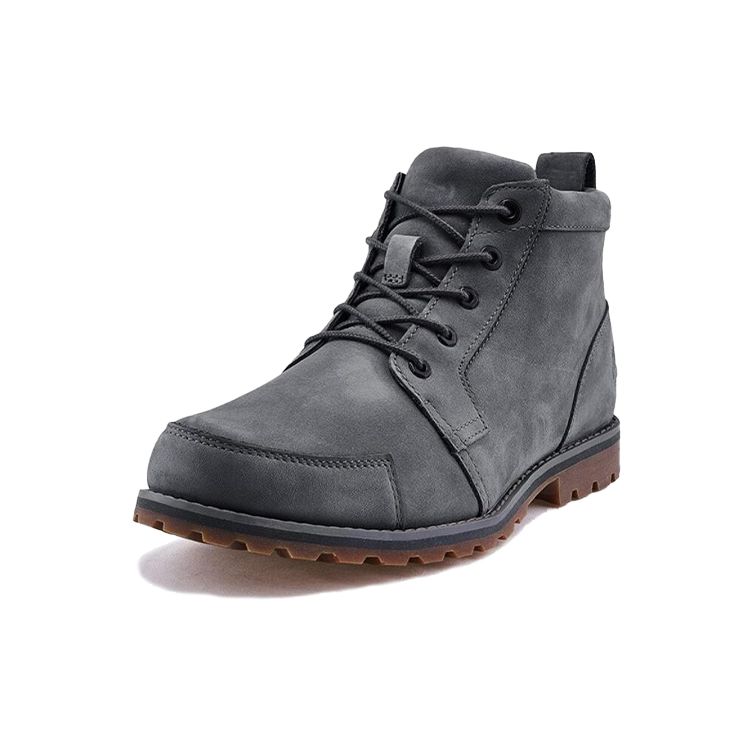 Timberland Мужские ботинки-чукка Earthkeepers из кожи, широкая посадка, темно-серый коричневый нубук A41CPW