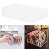 Money Storage Rack 7 Compartments Clear Heavy Duty Large Capacity Multifunctional Desktop Cash Eyeshadow Palette Cosmetic Holder Organizer