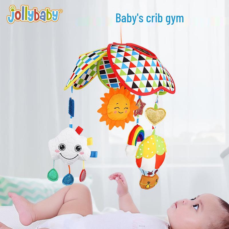 Jollybaby Newborn Soothing Stroller & Crib Hanging Rattle Chime