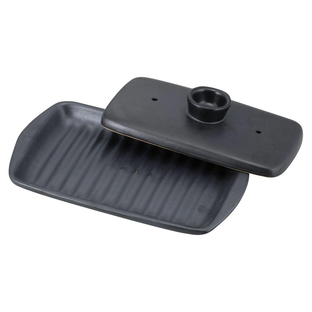 Wahei freiz Пластина Якирун, Черная, Двусторонняя квадратная пластина-гриль, YR-6018