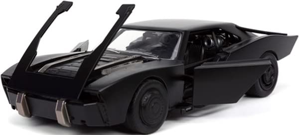 Jada Toys HOLLYWOOD RIDES Бэтмобиль Batman 2022 с фигуркой Бэтмена, готовый продукт JADA32731 1/24