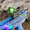 Нетоксичный электрический водяной пистолет Uzi для стрельбы на дальние дистанции с подсветкой, игрушка, полноавтоматический водяной пистолет высокого давления для детей и взрослых