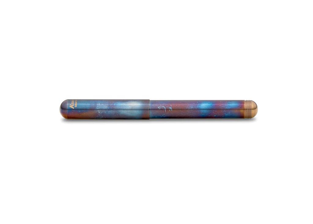 Kaweco Lilliput Fire Blue Ballpoint Pen with Officially Imported (LIBC-FB) Cap,