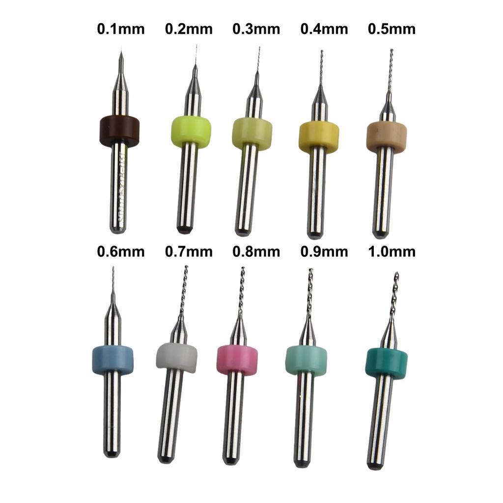 PCB Drill Bits 1/8" Shank For Mold Plastic Copper 10PCS Useful High Quality