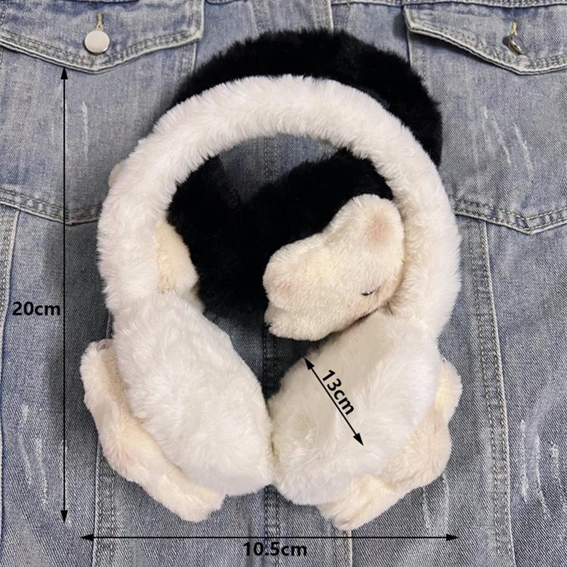 Cartoon Cat Ear Earmuffs For Ladies And Girls In Winter, Warm And Cute, Casual Plush Earmuffs, Comfortable And Soft Earmuffs, Si