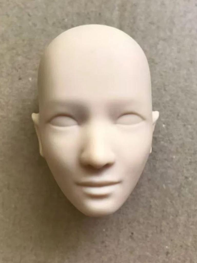 MENGF YUNYI 1/6 Мужская кукла Лысые головы с небольшими дефектами для DIY Рисования Практики макияжа Белый Розовый Бежевый Части куклы солдата