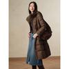 Juzhi Annakou Women's Glacier Series Mid-Length Goose Down Puffer Jacket
