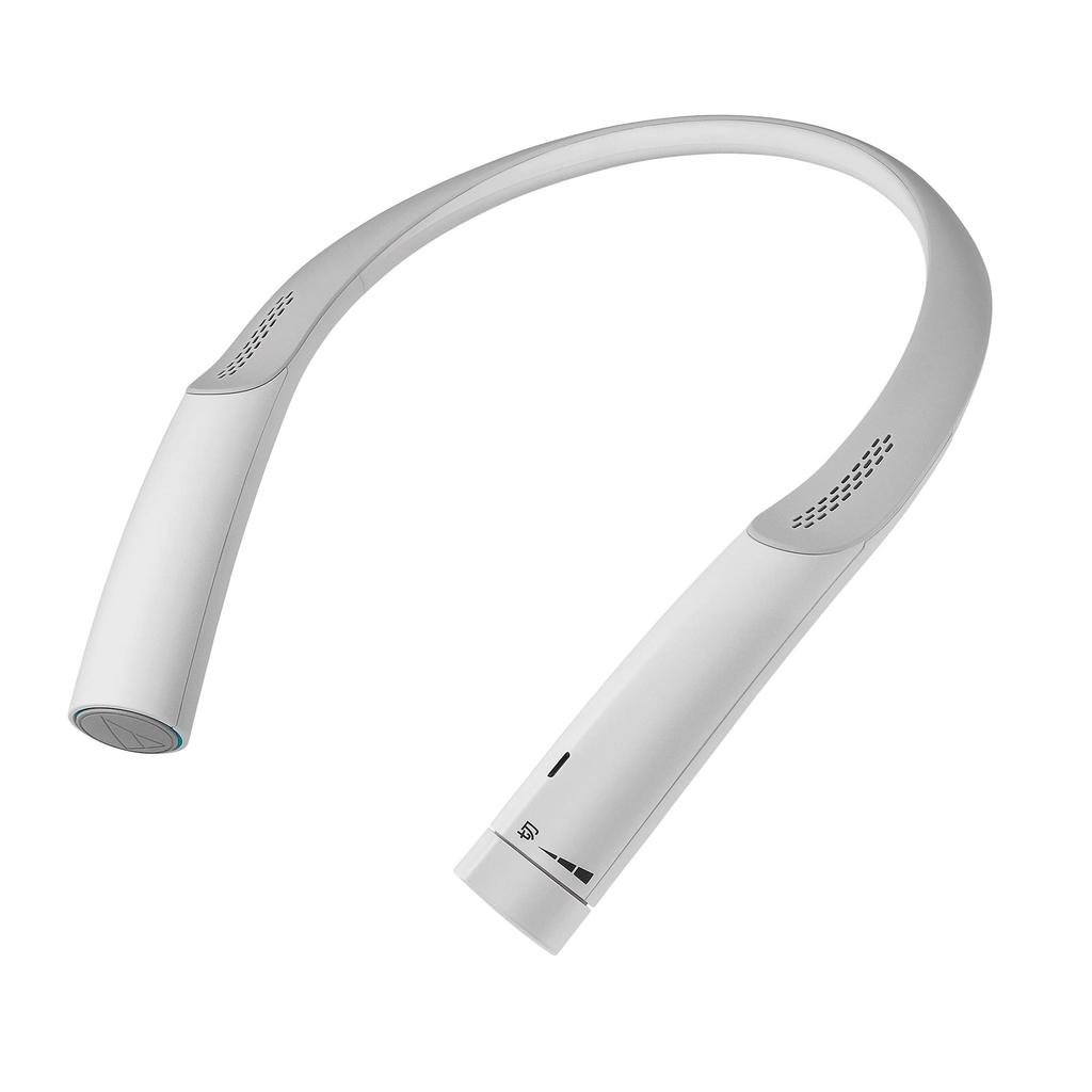 Neck Speaker for TV Wireless Clear Sound Stereo Easy Operation Charging Just Place Left and Right Volume Balance Adjustment Voice Notification