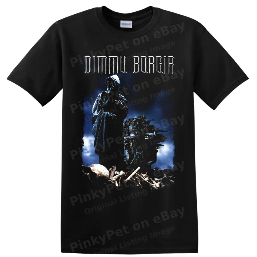 Dimmu Borgir Симфонический Блэк-метал Футболка Темный Готический Хоррор Графическая Футболка Газ